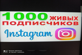 1000 русскоязычных инстаграм подписчиков