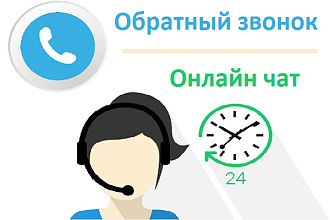 Установлю на сайт онлайн чат и обратный звонок