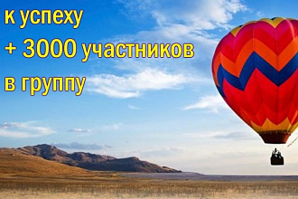 Добавим 3000 участников в Вашу группу