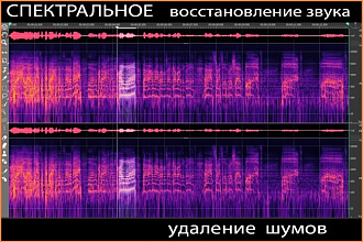 Спектральное восстановление аудиозаписи, очистка от посторонних шумов