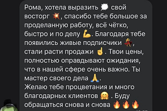 Продвижение в Инстаграмм, Фейсбук. Перепечатка текстов. Перевод текста