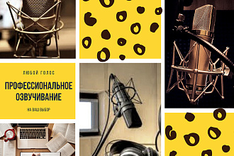 Профессиональное озвучивание женским голосом