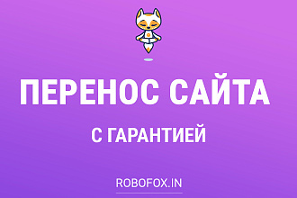 Перенос сайта на хостинг с гарантией