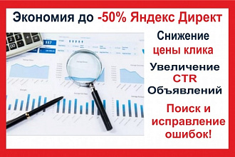 Снижение расхода до 50% для рекламной кампании в Яндекс Директ
