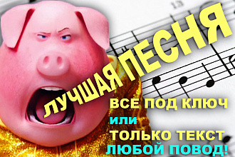 Напишу песню на любой случай, любого жанра