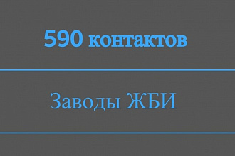 Контакты заводов ЖБИ