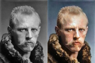 Раскраска старых фотографий