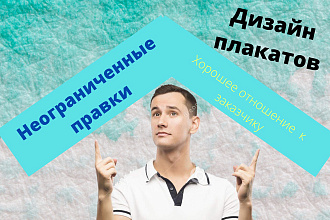 Разработаю дизайн плаката