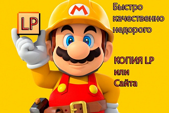 Сделаю копию Landing Page, правки в режиме онлайн