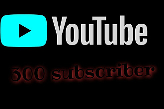 300 живых подписчиков