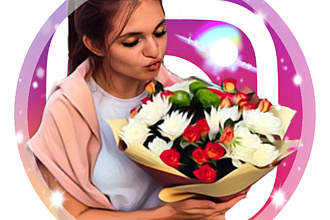 Сделаю яркую аватарку для вашего Instagram