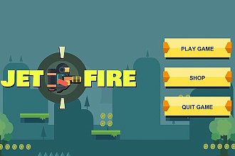 Разработка Complete Game Template - Jet Fire