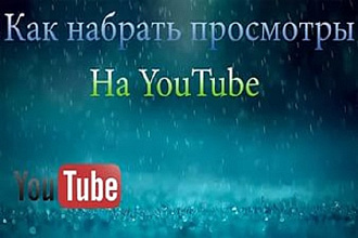 Сделаю 2000 просмотров вашего видео на youtube