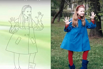 Рисованная видео открытка по Вашей фотографии