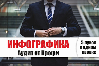 Инфографика - Аудит от Профи - анализ, оценка, дизайн инфографики