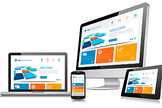 Верстка сайта, Landing Page из PSD макета, PNG