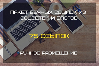 Пакет вечных ссылок из социальных сетей и блогов