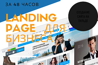 Соберу для вашего бизнеса продающий Лендинг