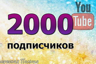 2000 подписчиков на канал YouTube. Безопасно