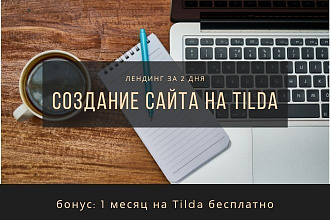 Создание сайта на Tilda
