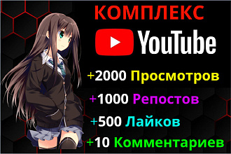 Вывод видео в Топ. комплекс раскрутки видео на Ютубе