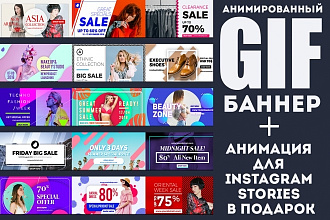 Создам анимированный рекламный баннер