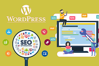 Установлю премиальный русифицированный SEO шаблон на ваш Wordpress