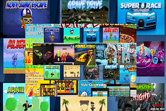 Готовые 30+ html5 игры высокое качество