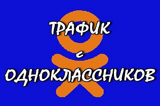 3000 живого поведенческого трафика через одноклассники