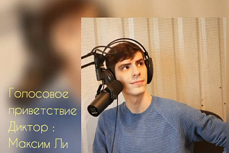 Запишу голосовое приветствие, IVR и подберу музыкальный фон