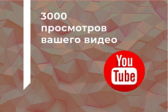 3000 просмотров вашего видео