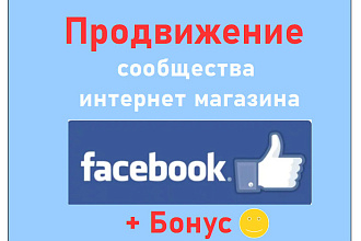 Продвижение сообщества интернет-магазина в Фейсбук - Активность