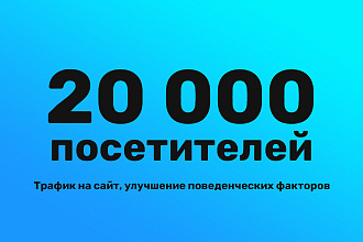 20 000 уникальных посетителей на сайт с поисковых систем за 2 дня