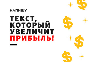 Закажите продающий Текст, который увеличит прибыль Прямо сейчас