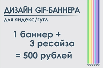 Дизайн анимированного GIF-баннера