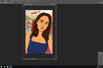 Нарисую элементарные рисунки людей в PhotoShop