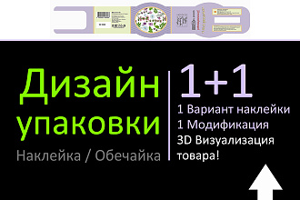 Дизайн упаковки. Визуализация товара