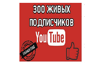 300 подписчиков на YouTube канале