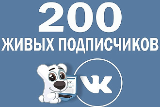+200 подписчиков на паблик в ВК