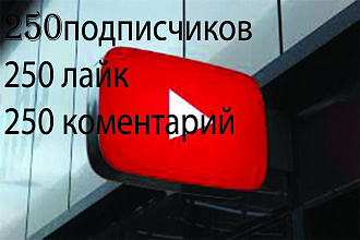 250 зрителей комментарий лайк подписчиков