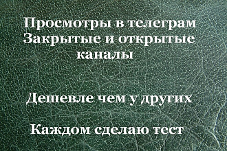 Дешевые просмотры на телеграм канал. Тест просмотров на посты телеграм