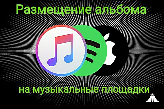 Размещу альбом на музыкальные площадки