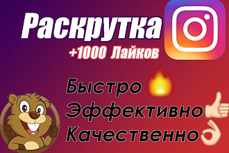 +1000 лайков на профиль instagram от живых людей