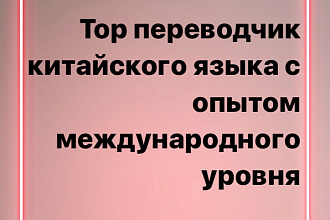 Топовый переводчик китайского языка