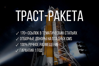 170+ ссылок в тематических статьях с картинкой. Элитные доноры