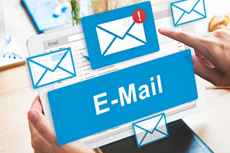 E-mail рассылка вручную на 800 писем. Высокая скорость работы