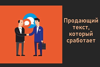 Напишу продающий текст. Индивидуально, качественно, в срок