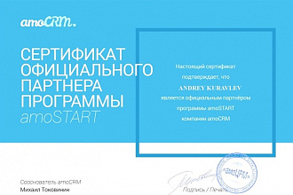 Внедрение AmoCRM. Быстро и оперативно