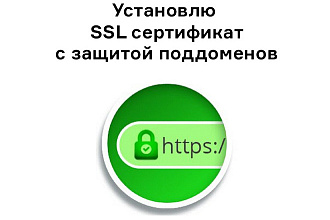 Установлю SSL с защитой поддоменов