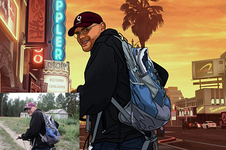 Портрет в стиле GTA